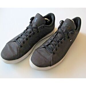 Men's Size 13 Under Armour Mobtown Black Canvas‎ Sneaker Casual 1231374-017